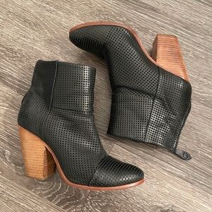 Rag & bone newbury perforated leather boots